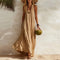 Women's Boho Maxi Dress Sleeveless Flowy U-Neck Beach Vacation Summer Casual - Victrafia