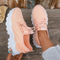 Women's Chunky Sneakers Lace-Up Breathable Mesh Running Walking Casual - Victrafia
