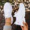 Women's Chunky Sneakers Lace-Up Breathable Mesh Running Walking Casual - Victrafia