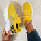 Women's Chunky Sneakers Lace-Up Breathable Mesh Running Walking Casual - Victrafia