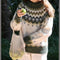 Women's Fair Isle Knit Sweater Oversized Nordic Pullover Casual Winter - Victrafia