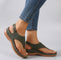 Women's Flip Flop Wedge Sandals Ankle Strap Cushioned Open Toe Summer Casual Walking - Victrafia