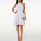 Women's Halter Neck Mini Dress Ruffle Tiered Cocktail Party Evening - Victrafia
