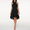 Women's Halter Neck Mini Dress Ruffle Tiered Cocktail Party Evening - Victrafia