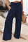 Women's High-Waisted Wide Leg Pants Smocked Waist Flowy Beach Vacation Summer - Victrafia
