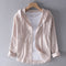 Women's Hooded Linen Blend Blouse Button Placket Loose Fit Casual Summer Top - Victrafia
