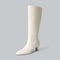 Women's Knee-High Boots Square Toe Kitten Heel Office Work Fall Winter - Victrafia