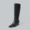 Women's Knee-High Boots Square Toe Kitten Heel Office Work Fall Winter - Victrafia