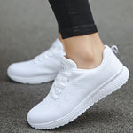 Women's Lightweight Breathable Mesh Sneakers Casual Walking Everyday Lace-Up Running Shoes - Victrafia