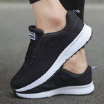Women's Lightweight Breathable Mesh Sneakers Casual Walking Everyday Lace-Up Running Shoes - Victrafia