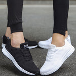 Women's Lightweight Breathable Mesh Sneakers Casual Walking Everyday Lace-Up Running Shoes - Victrafia