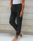 Women's Lightweight Linen Pants Elastic Waist Drawstring Casual Summer - Victrafia