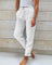 Women's Lightweight Linen Pants Elastic Waist Drawstring Casual Summer - Victrafia