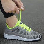 Women's Lightweight Mesh Sneakers Lace-Up Running Walking Casual Athletic Shoes - Victrafia