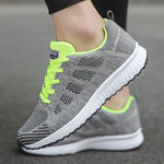 Women's Lightweight Mesh Sneakers Lace-Up Running Walking Casual Athletic Shoes - Victrafia