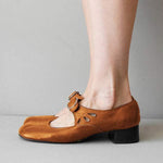 Women's Mary Jane Shoes Buckle Strap Low Heel Casual Office Everyday Flats - Victrafia
