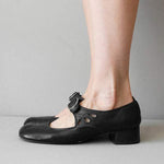 Women's Mary Jane Shoes Buckle Strap Low Heel Casual Office Everyday Flats - Victrafia