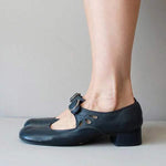 Women's Mary Jane Shoes Buckle Strap Low Heel Casual Office Everyday Flats - Victrafia