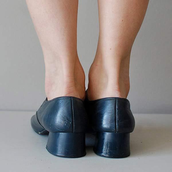 Women's Mary Jane Shoes Buckle Strap Low Heel Casual Office Everyday Flats - Victrafia