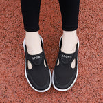 Women's Mesh Slip-On Mule Sneakers Breathable Cushioned Casual Walking Summer Shoes - Victrafia