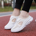 Women's Mesh Slip-On Mule Sneakers Breathable Cushioned Casual Walking Summer Shoes - Victrafia