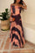 Women's One-Shoulder Maxi Dress Draped Bodice Formal Wedding Guest Evening Gown - Victrafia