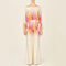 Women's One-Shoulder Two-Piece Set Printed Flowy Top Wide-Leg Pants Vacation Summer Outfit - Victrafia