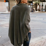 Women's Oversized Batwing Cardigan Open Front Chunky Knit Sweater Casual Fall Winter - Victrafia