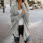 Women's Oversized Batwing Cardigan Open Front Chunky Knit Sweater Casual Fall Winter - Victrafia