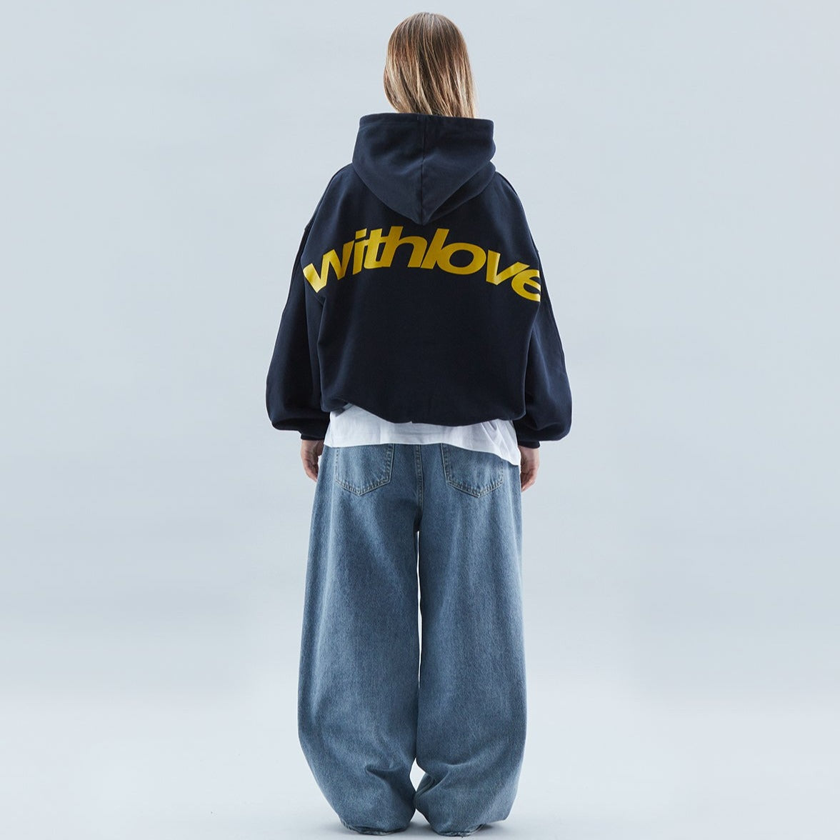Women's Oversized Hoodie Streetwear Casual Fleece Pullover Urban Cropped Style - Victrafia