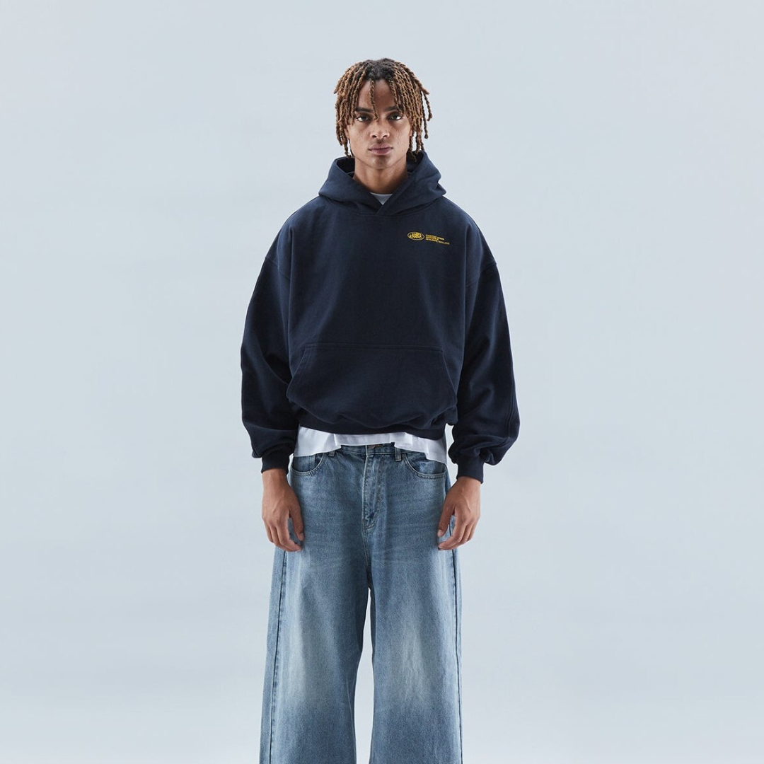 Women's Oversized Hoodie Streetwear Casual Fleece Pullover Urban Cropped Style - Victrafia