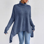Women's Oversized Turtleneck Sweater Loose Knit Pullover Casual Winter - Victrafia