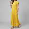 Women's Pleated Maxi Dress Sleeveless Wedding Guest Flowy Formal - Victrafia
