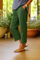 Women's Relaxed Fit Linen Trousers Straight Leg Casual Summer Pants Cuffed Hem - Victrafia
