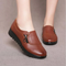 Women's Slip-On Loafers Cushioned Flat Casual Walking Shoes Side Zipper - Victrafia