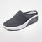 Women's Slip-On Mule Sneakers Breathable Mesh Air Cushion Casual Walking Shoes - Victrafia