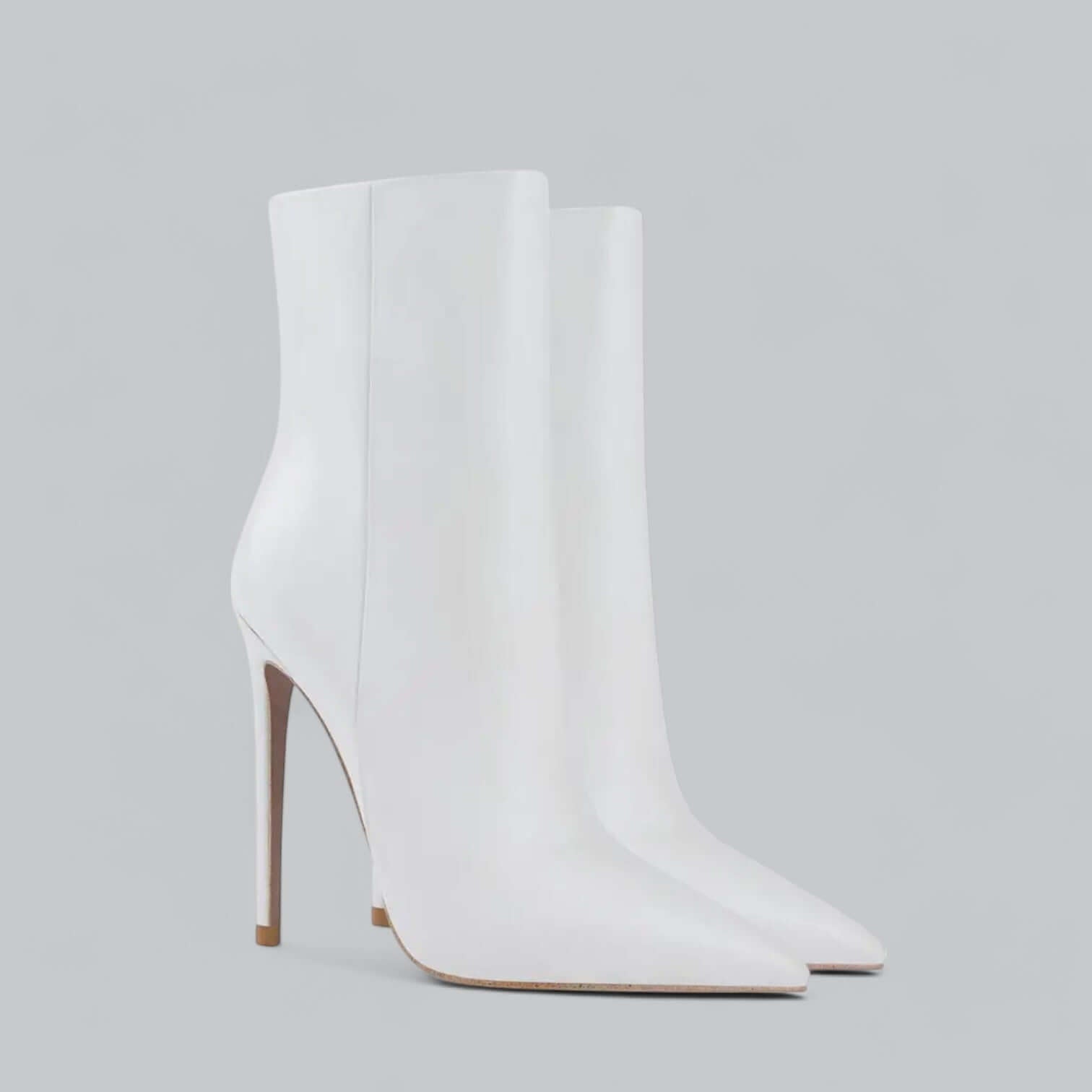 Women's Stiletto Heel Ankle Boots Pointed Toe Side Zip Evening Party - Victrafia