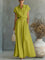 Women's Two-Piece Linen Set Wide-Leg Pants Button-Down Shirt Summer Casual Outfit - Victrafia