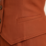 Women's Vest and Wide-Leg Pants Suit Set Two-Piece Business Casual Office Workwear - Victrafia