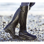 Women's Waterproof Knee-High Riding Boots Equestrian Tall Leather-Look Winter Country - Victrafia