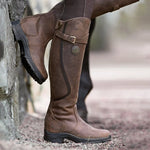 Women's Waterproof Knee-High Riding Boots Equestrian Tall Leather-Look Winter Country - Victrafia