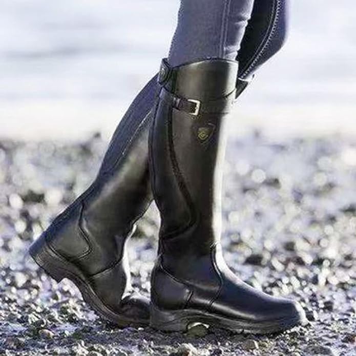 Women's Waterproof Knee-High Riding Boots Equestrian Winter Outdoor Trail - Victrafia