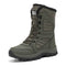 Women's Waterproof Snow Boots Lace-Up Mid-Calf Winter Hiking Insulated Faux Fur - Victrafia