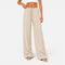 Women's Wide Leg Pants Elastic Waist Drawstring Flowy Casual Summer Beach - Victrafia